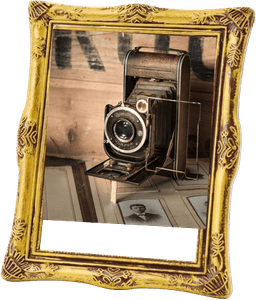 Ornamen bingkai kiri bawah